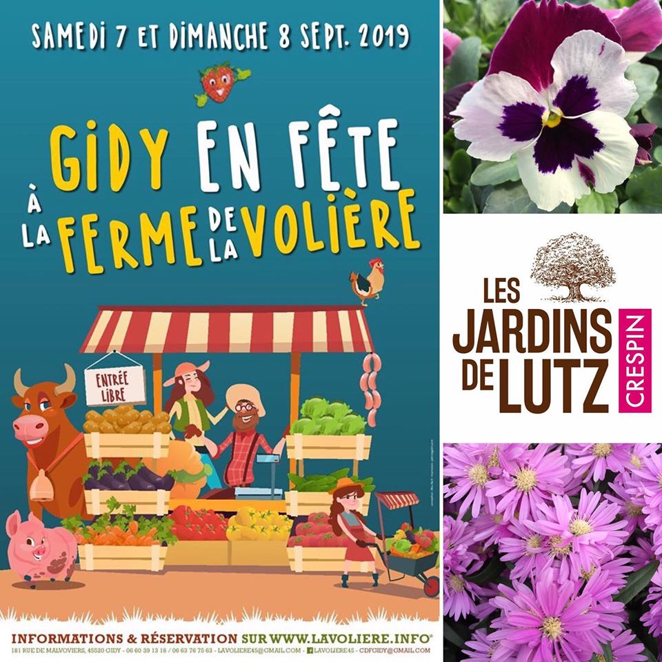 Gidy en fete à la ferme de la voliere