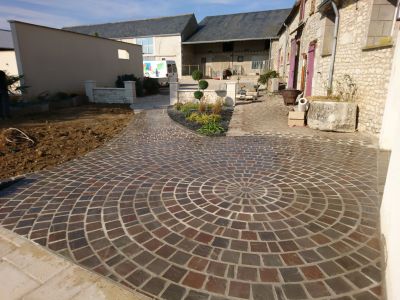 Terrasse dallage pavage
